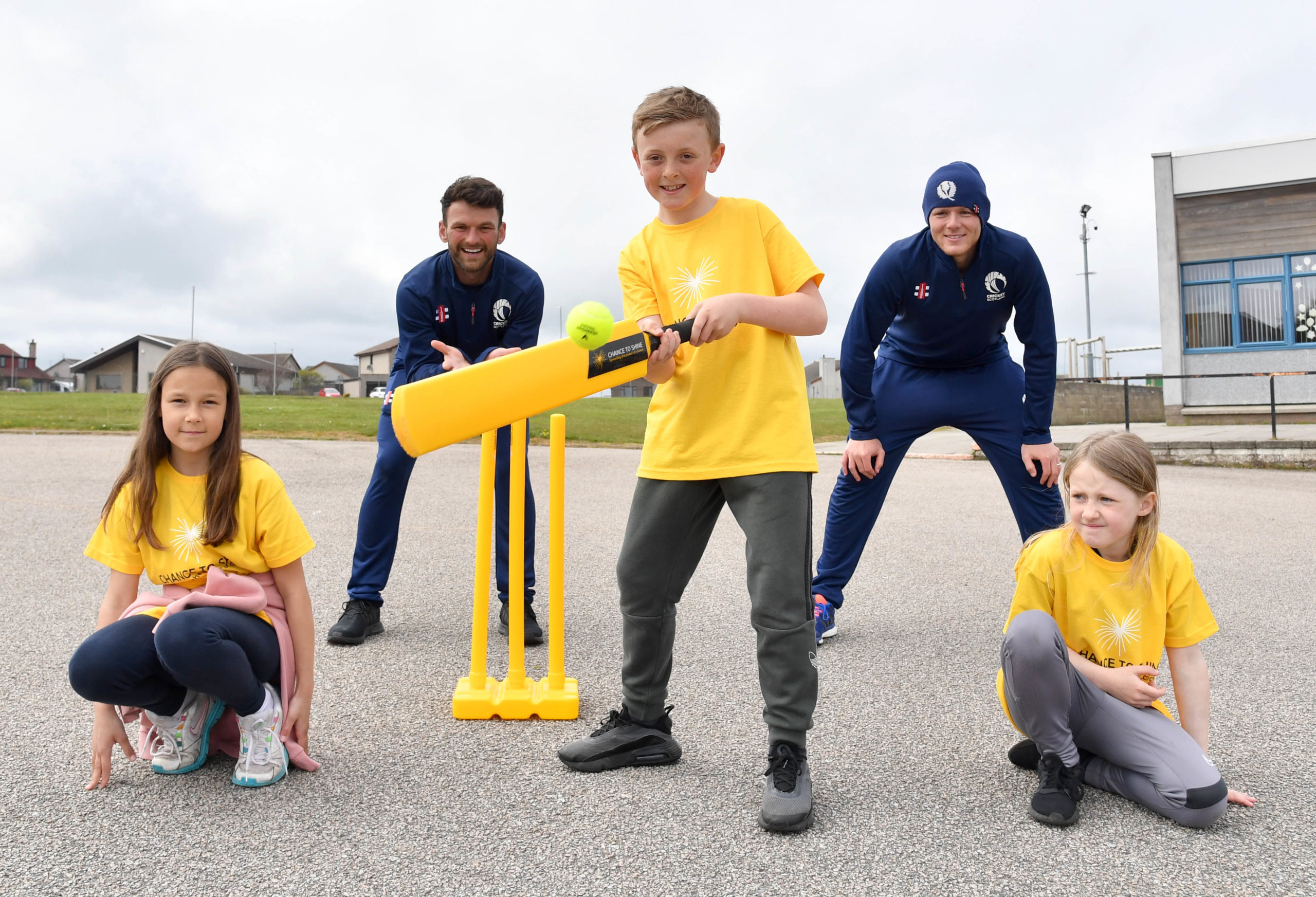 Cricket Scotland teams up with Chance to Shine to bring cricket to Aberdeenshire schools