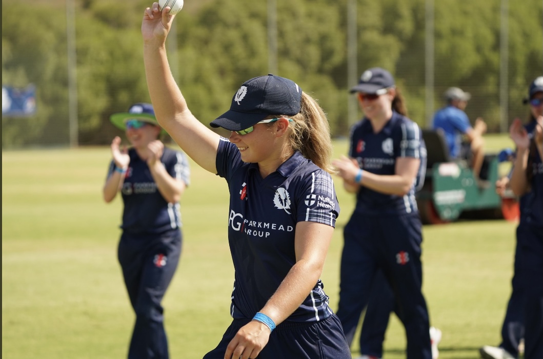 Scotland confirm qualification with victory over France as Megan McColl sets wicket-taking record