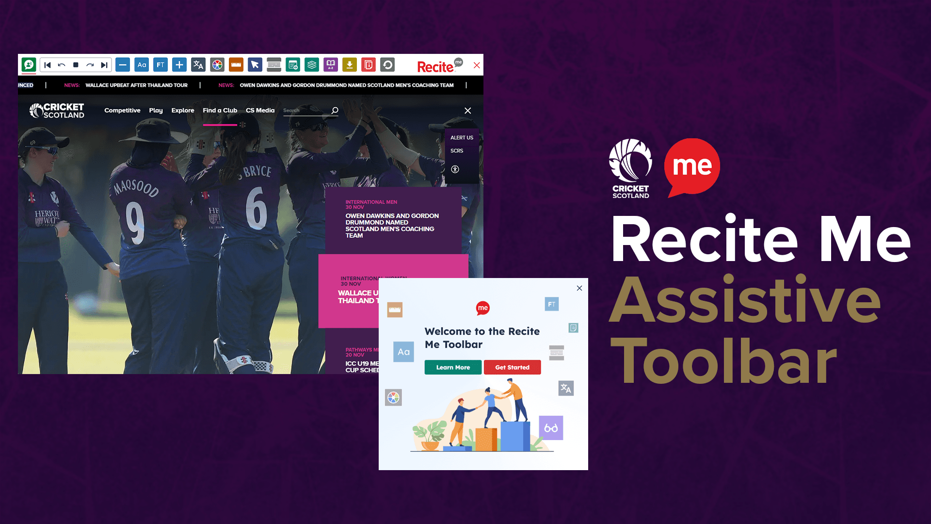 RECITE ME TOOLBAR CREATING ACCESSIBLE ENVIRONMENT