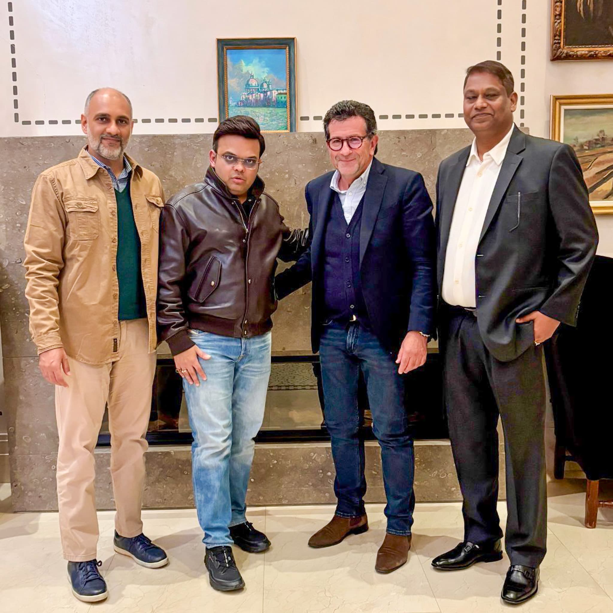 CRICKET SCOTLAND CHAIR MEETS ICC LEADERS IN SWITZERLAND