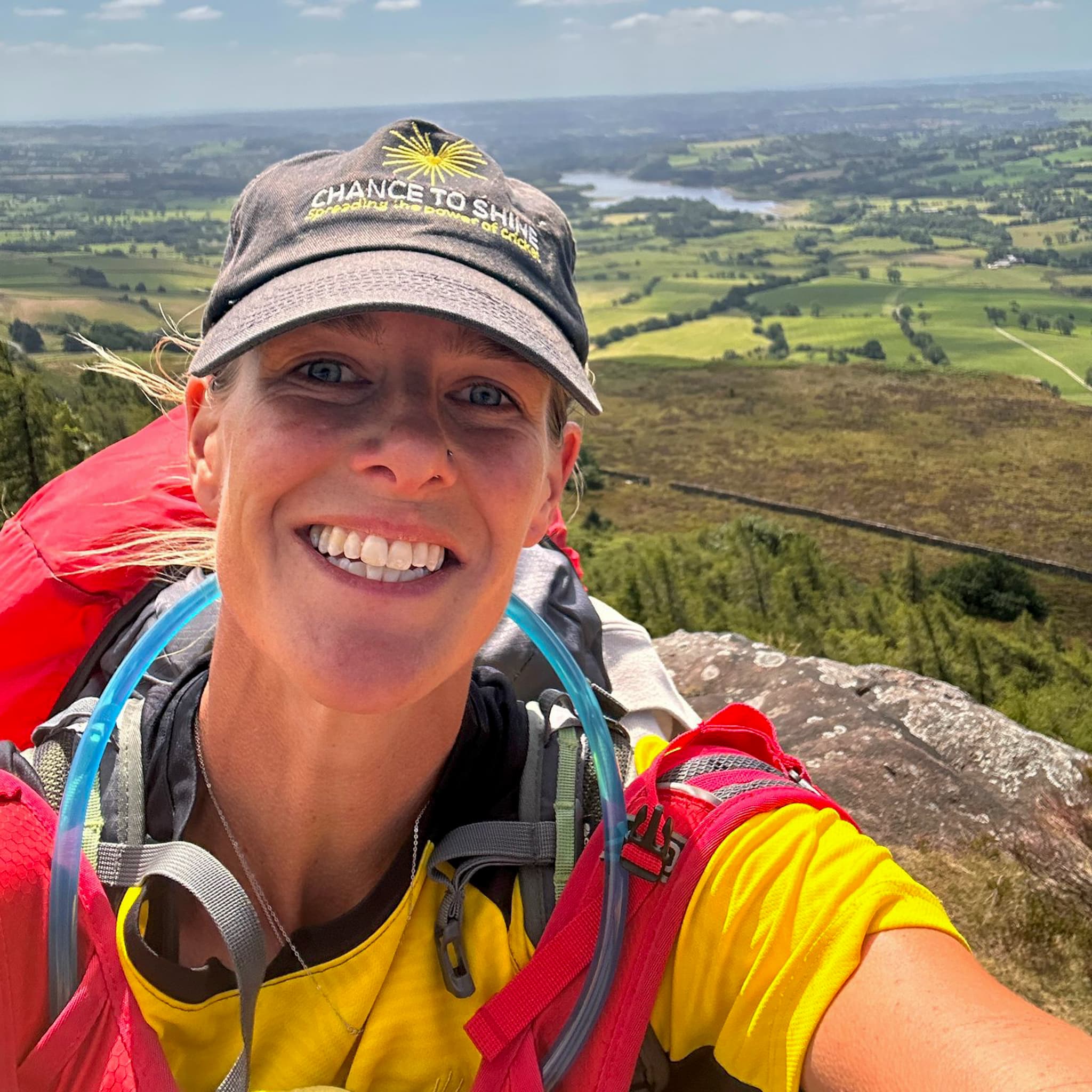 CHARITY WALKER OLIVIA REACHES OUT TO SCOTTISH CRICKET
