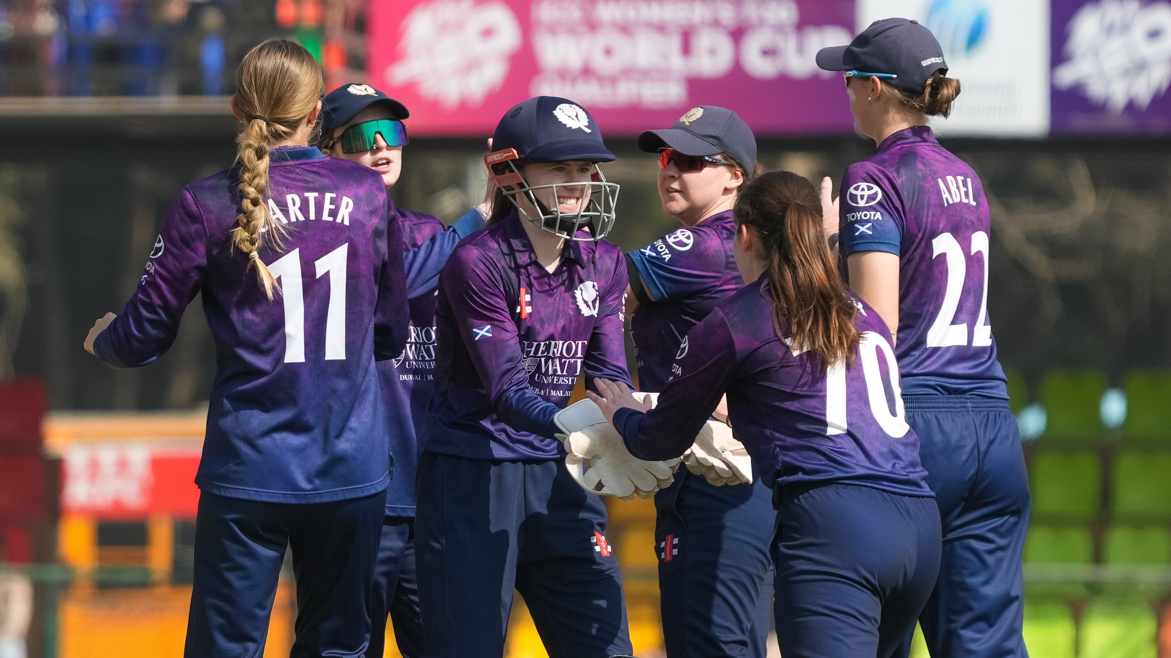 SCOTLAND THRASH NEPAL TO PROGRESS TO SUPER SIX