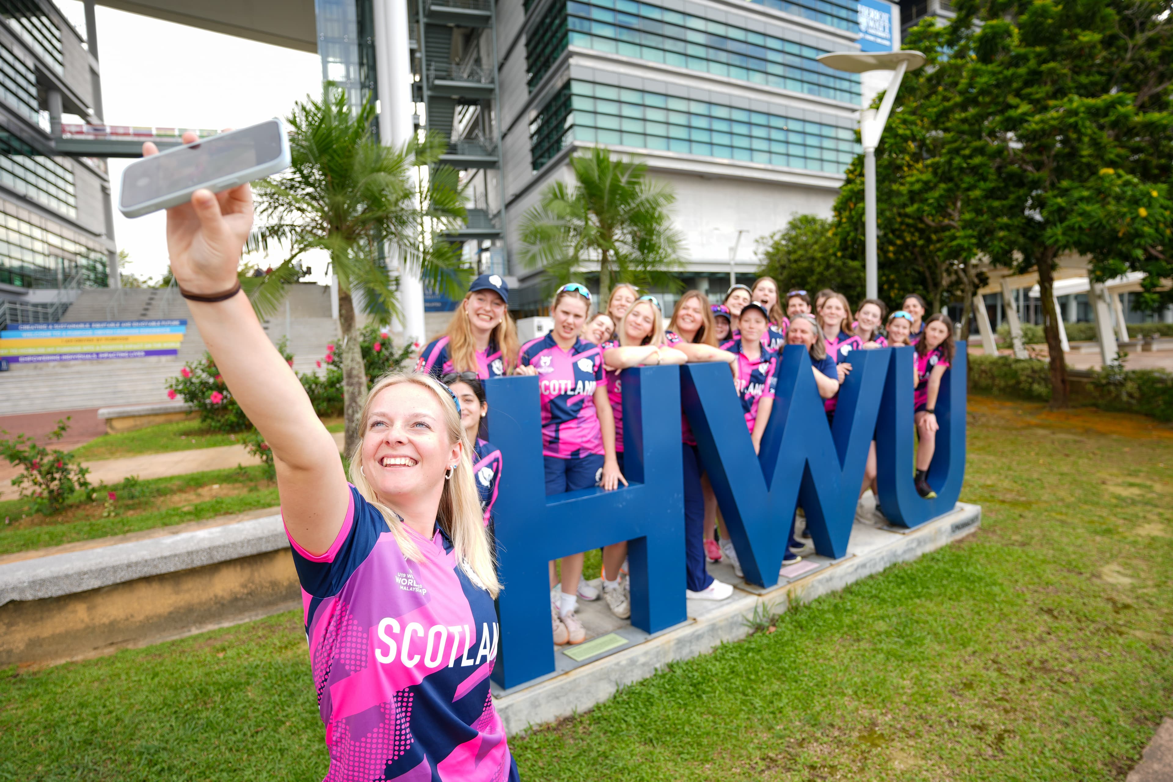SCOTLAND WOMEN U19 WELCOMED TO HERIOT-WATT UNIVERSITY MALAYSIA CAMPUS