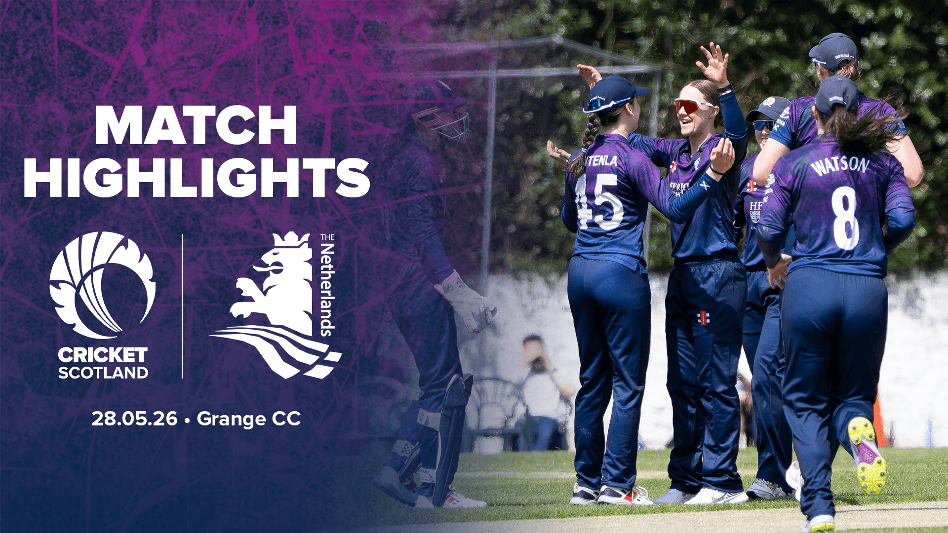 SCOTLAND OPEN TRI-SERIES WITH DOMINANT WIN OVER DUTCH︱HIGHLIGHTS