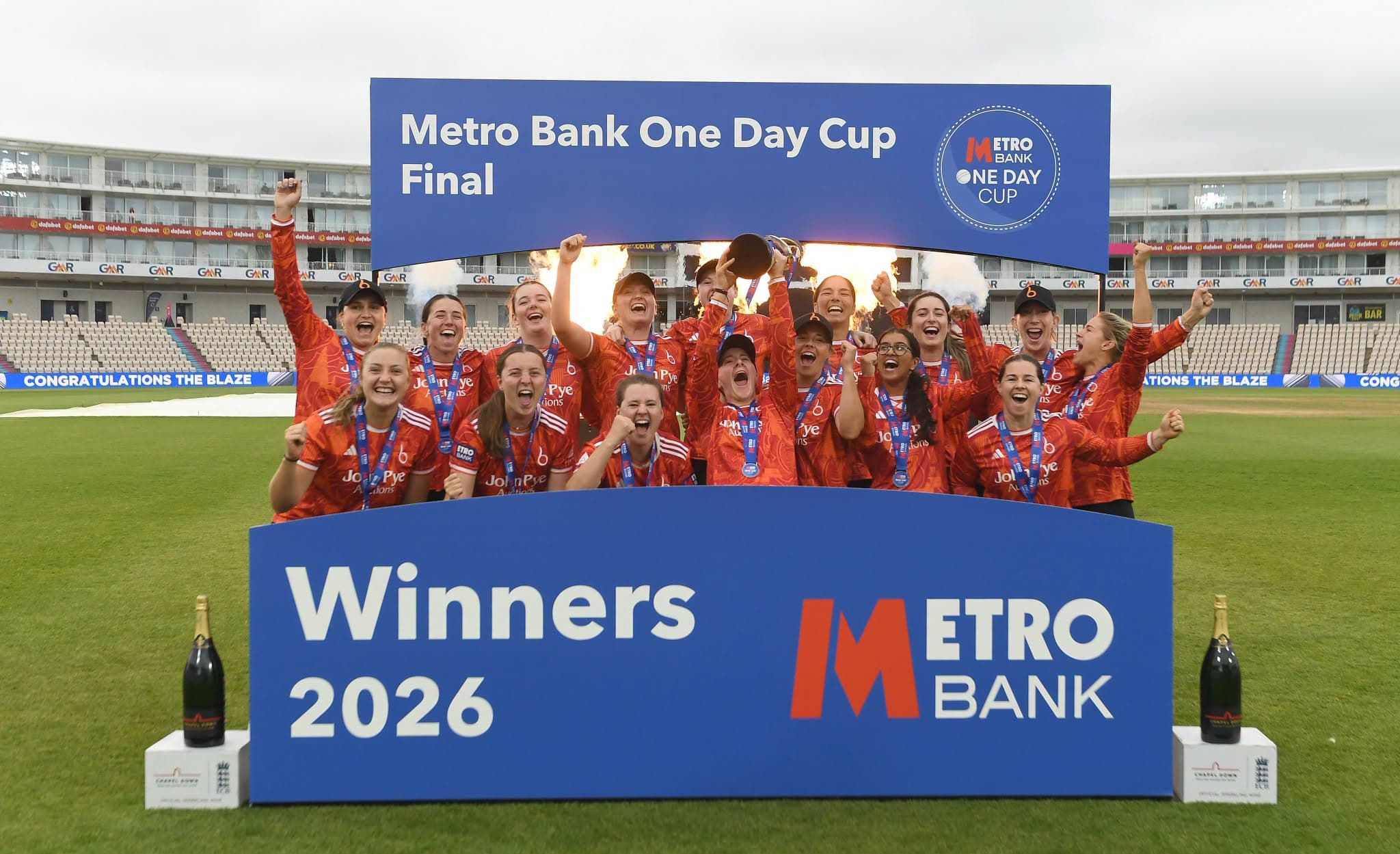 SCOTS ENJOY TREBLE SUCCESS WITH THE BLAZE