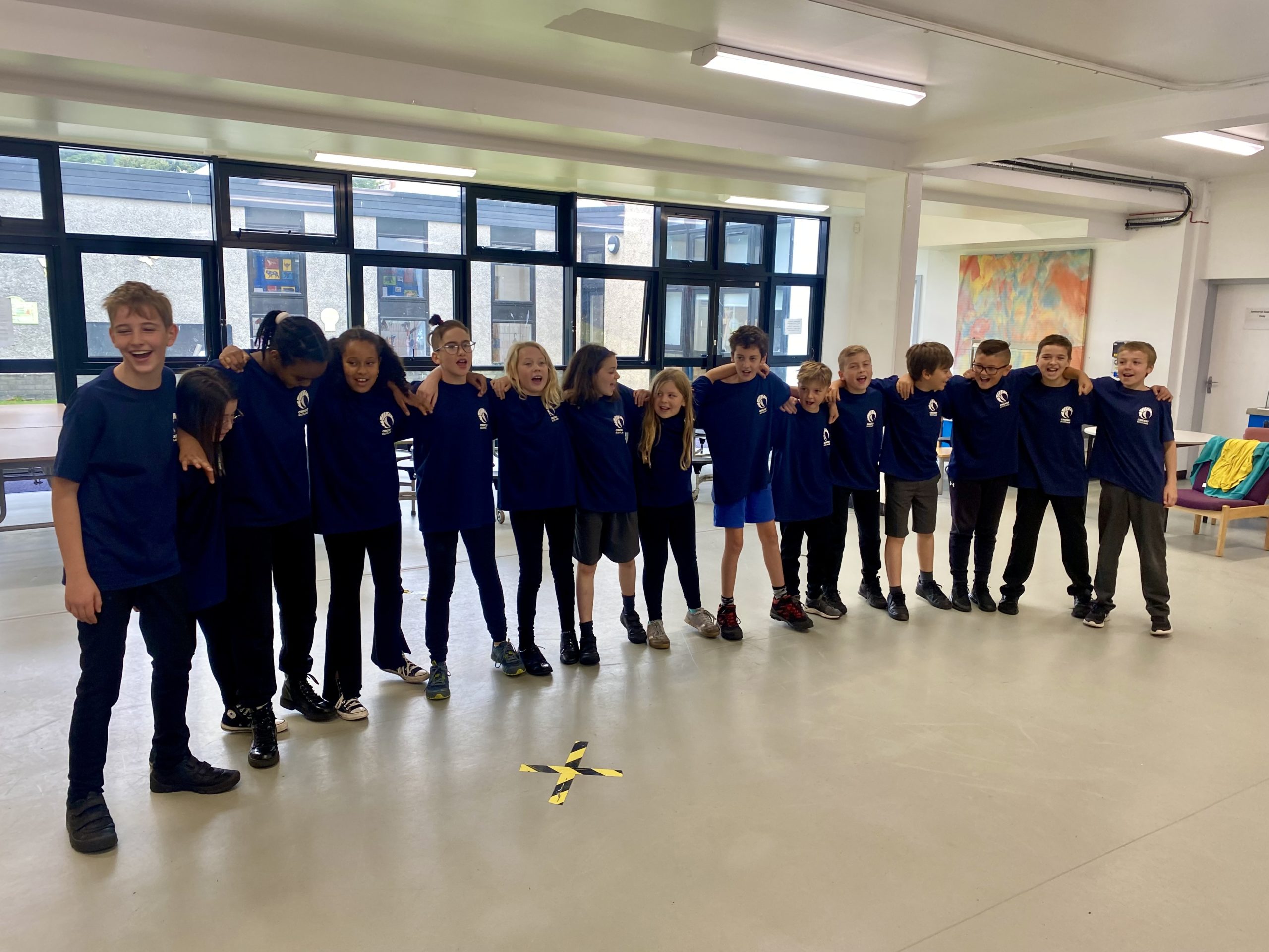 Trinity Primary pupils shine during T20 World Cup Anthem Ceremony