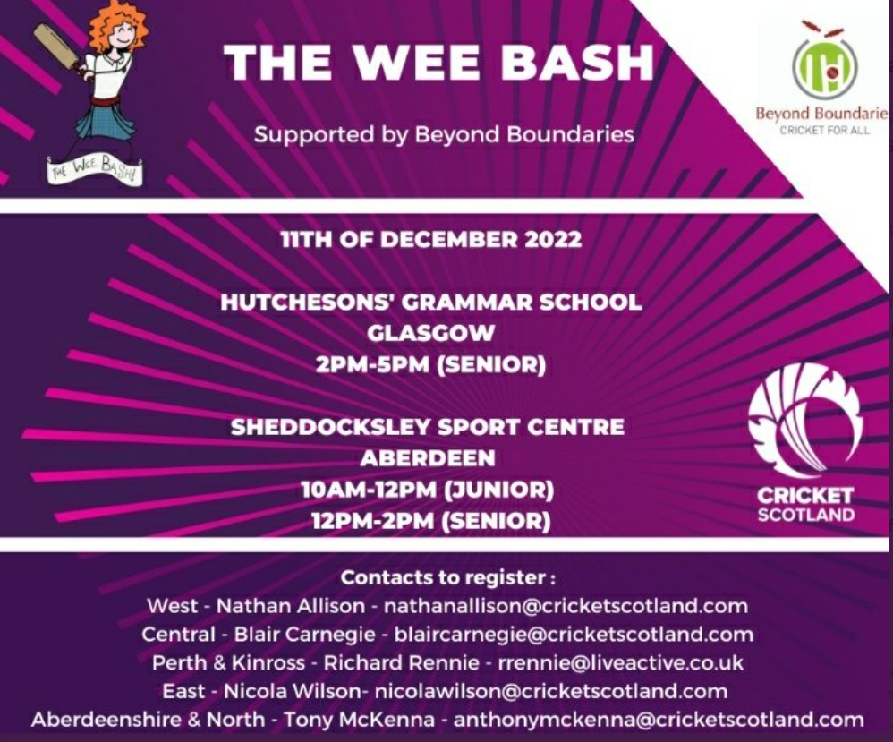 Glasgow and Aberdeen to host “Wee Bash’s” this weekend