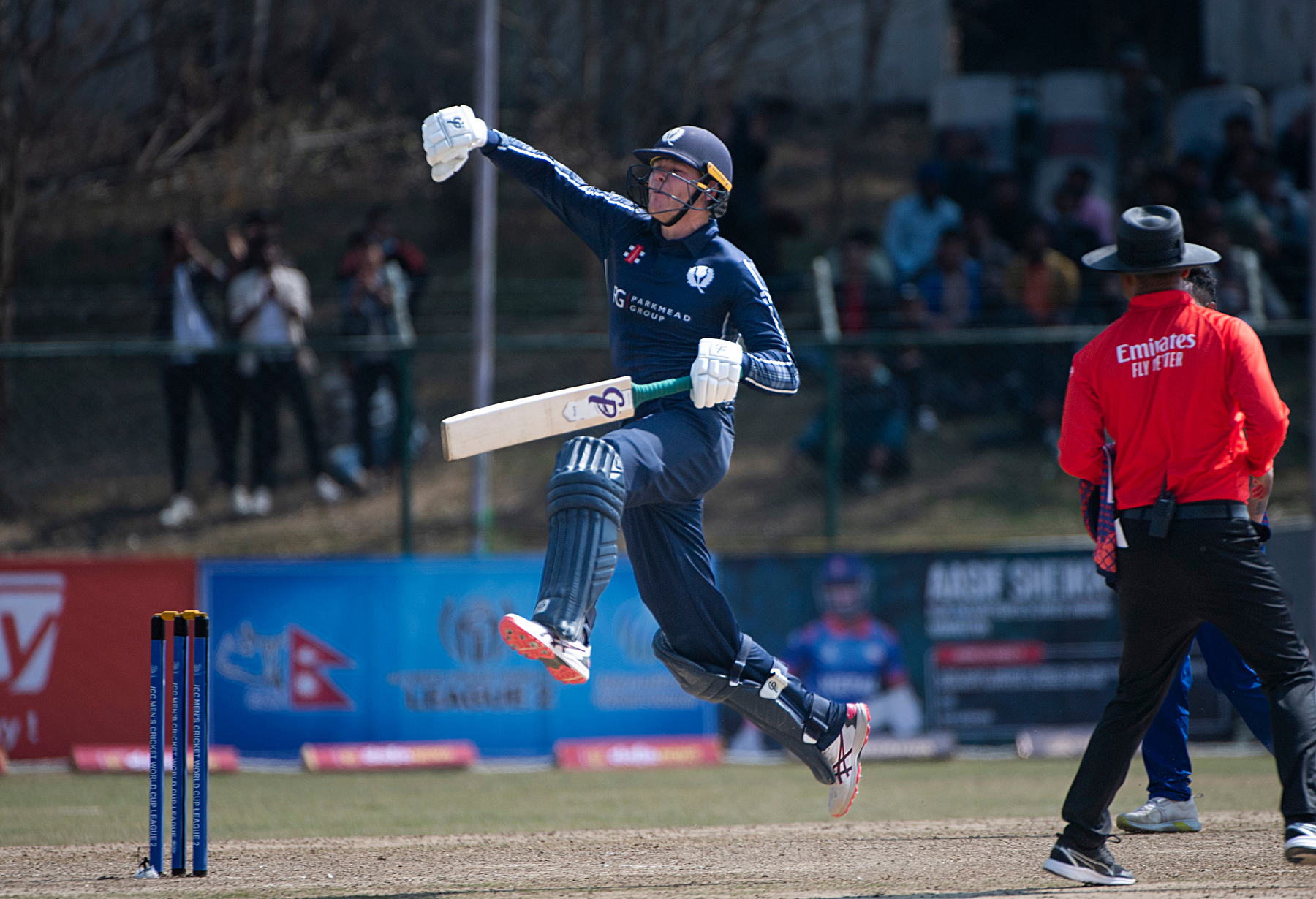 LEASK TON IN VAIN AS SCOTS EDGED OUT BY NEPAL